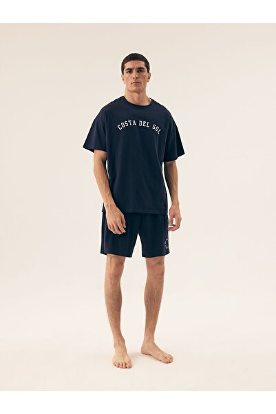 Henderson Men's classic pajama with oversize cut & Expressive lettering & Urban & Casual style | Sol
