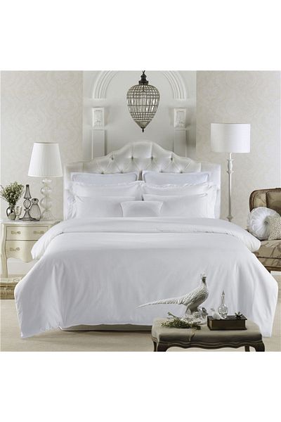 Pucioasa Bed linen 1 person, 100% cotton ranforce white