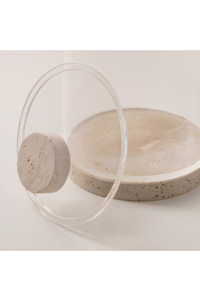 Dallaty sugar pot travertine collection
