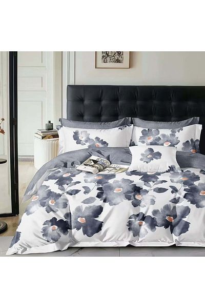 Pucioasa 100% cotton percale bed linen, 1 person, Pucioasa, PRC92
