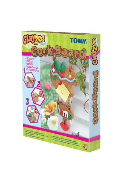 Tomy Clayzee creation set, with clay, glue, watercolors and cork board for children