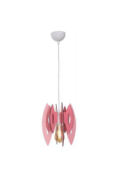 ERS TE Ellipse Pendant Pink 1XE14 60W 70cm