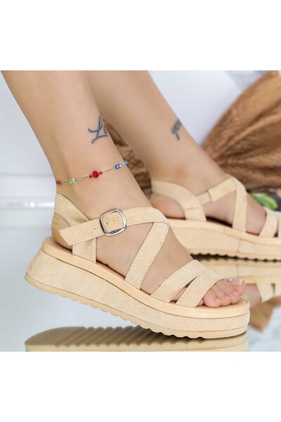 mei Γυναικεία Σανδάλια YSD1 Μπεζ |