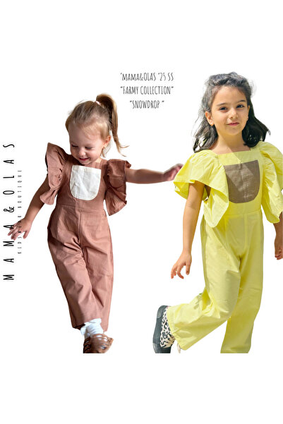 MAMAOLAS Snowdrop Girl's Jumpsuit Yellow