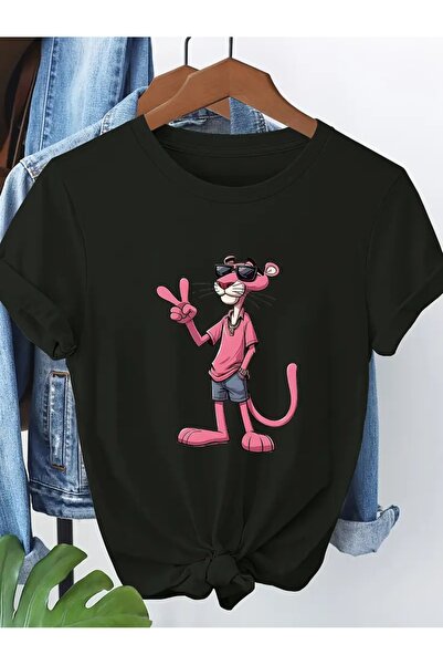 CLASİVA Summer Season Product Stylish Modern Design Pink Panther Printed Unis...