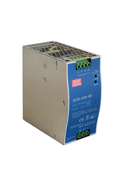 Meanwell Sursă de alimentare în comutație, 48V / 5A, șină DIN - MEAN WELL NDR-240-48