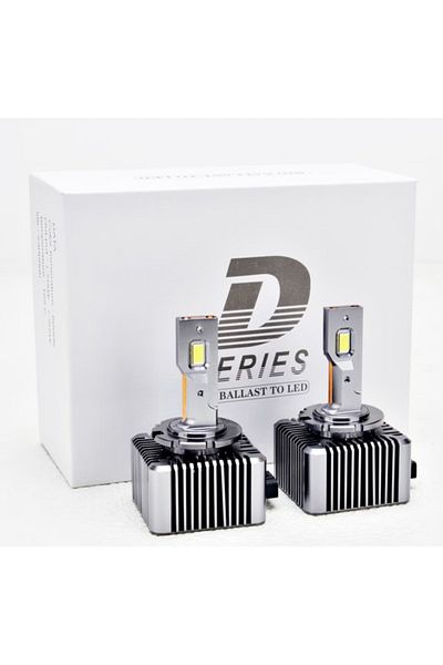 divendi-ro Set of 2 hid-led conversion bulbs, D3S, 35W, 12.000LM, Canbus, copper core, aluminum radiator