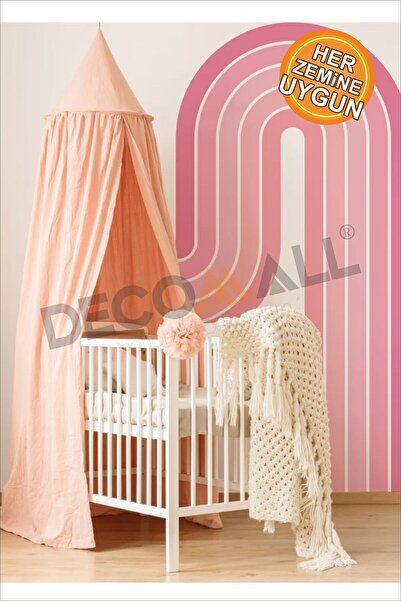 DECOMALL DS-26 BOHEM BELT MINIMALIST PINTEREST RAINBOW غرفة الأطفال ملصق حائط...