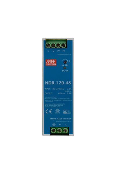 Meanwell Sursă de alimentare în comutație, 48V / 2.5A, șină DIN - MEAN WELL NDR-120-48