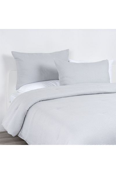Boutique Blanche 3-Piece Cotton Waffle King Size Comforter Set