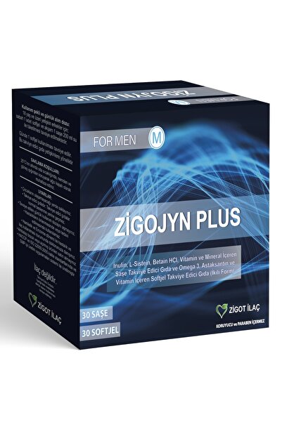ZİGOT İLAÇ Zigojyn Plus M for Men - Yeni Nesil Takviye