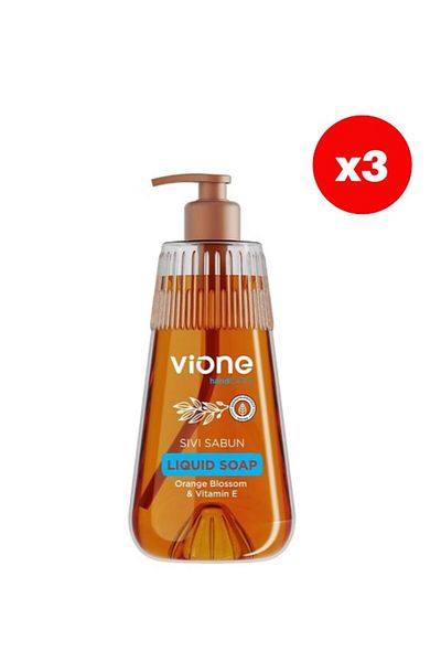 vione Orange Blossom& Vitamin E Liquid Soap 500 ml x3 PCS