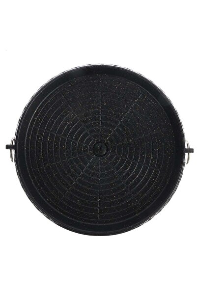 divendi-ro Round grill pan AO7878288, 32cm, with non-stick coating, black