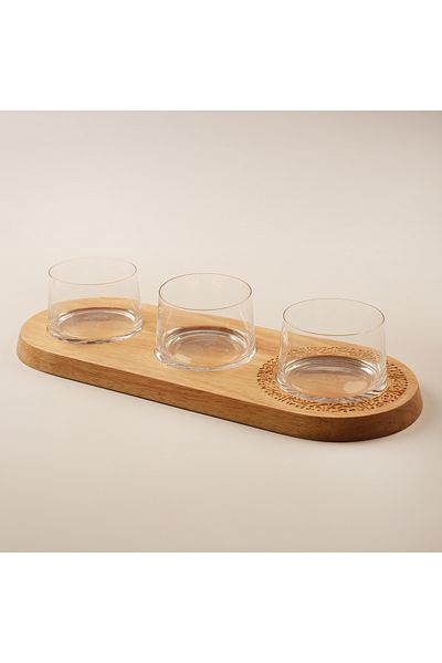 Dallaty Wooden Serving Platter Ramas Collection In Beige