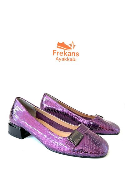 NEWGÜLTEKİN Very Stylish Ballet Flat with Genuine Leather Confort Design