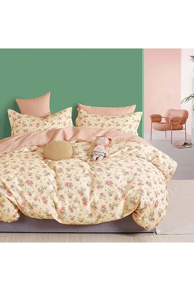 Pucioasa 100% cotton percale bed linen, 1 person, Pucioasa, PRC91