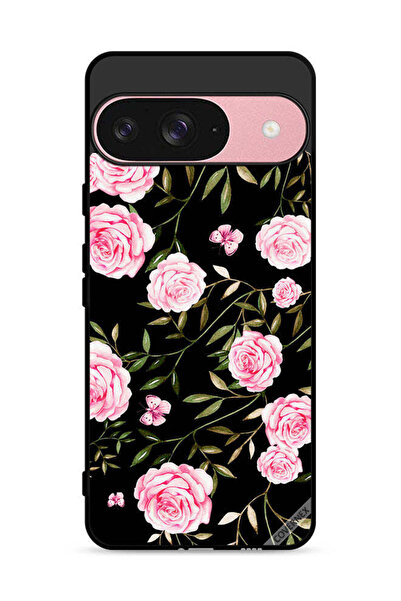 Covernex غطاء حماية لجهاز جوجل بيكسل 9 بتصميم وردة في باقات من الأوراق الصغيرة