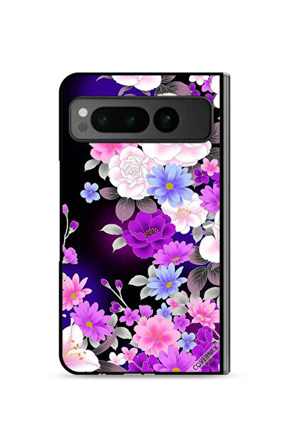 Covernex غطاء حماية لهاتف جوجل بيكسل فولد 5G بمزيج من الزهور
