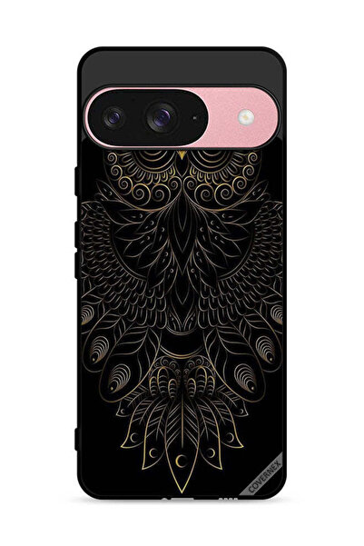 Covernex غطاء حماية لجهاز Google Pixel 9 بتصميم بومة زهرية عصرية