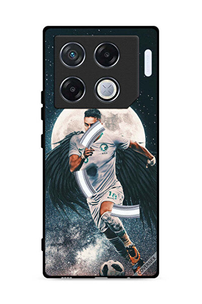 Covernex غطاء حماية لهاتف إنفينيكس جي تي 20 برو 5G، سالم الدوسري يحمل كرة قدم