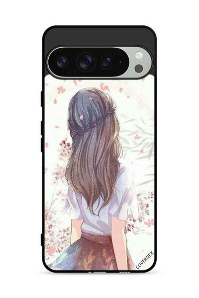 Covernex غطاء حماية لهاتف Google Pixel 9 Pro، فتاة لطيفة في تفكير عميق