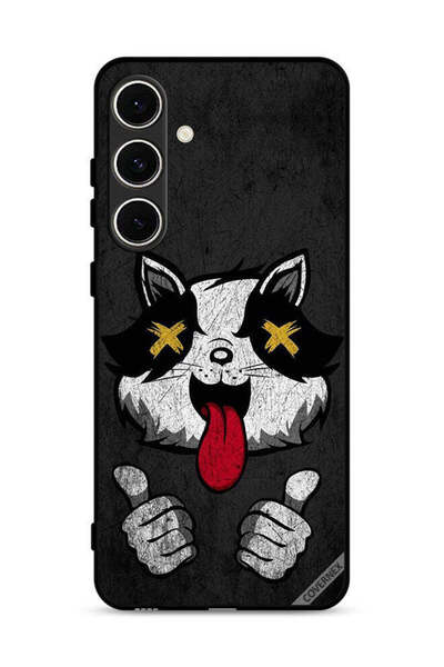 Covernex غطاء حماية لهاتف سامسونج جالاكسي S24 FE 5G بتصميم قطة مارشميلو