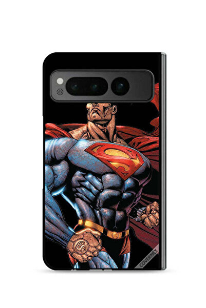 Covernex غطاء حماية لجهاز جوجل بيكسل فولد 5G بتصميم سوبر مان