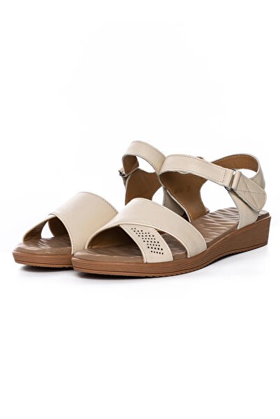 FORMAZIONE Sandale Dama cu Talpa Joasa 52033 Crem |