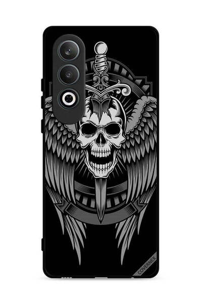 Covernex غطاء حماية لهاتف Oppo K12 5G بتصميم جمجمة وأجنحة نسر