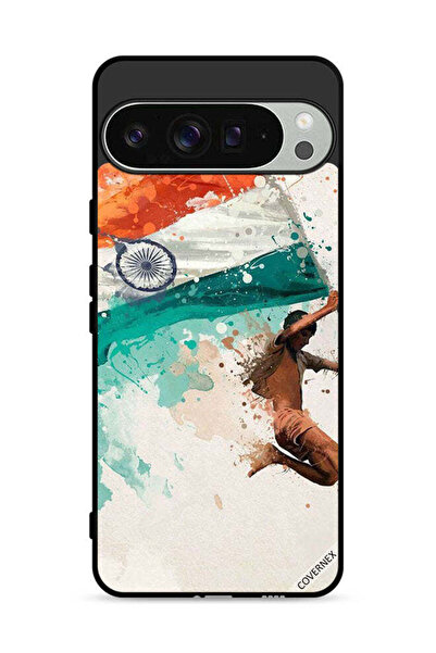 Covernex غطاء حماية لهاتف Google Pixel 9 Pro XL يحمل علم الهند أثناء الطيران