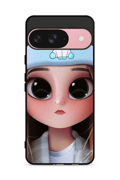 Covernex غطاء حماية لجهاز Google Pixel 9 بتصميم فتاة وحيد القرن اللطيفة