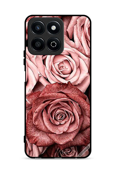 Covernex غطاء حماية لهاتف Honor X7c 4G - زهور الخوخ
