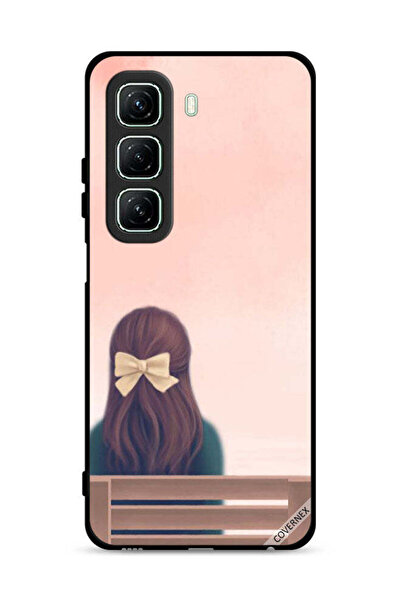 Covernex غطاء حماية لهاتف Infinix Hot 50 5G بطبعة فتاة لطيفة