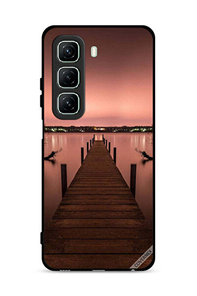 Covernex غطاء حماية لهاتف Infinix Hot 50 5G بتصميم Pathway To Sea Evening