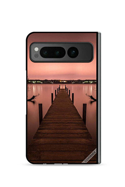 Covernex غطاء حماية لجهاز جوجل بيكسل فولد 5G بتصميم مسار البحر المسائي