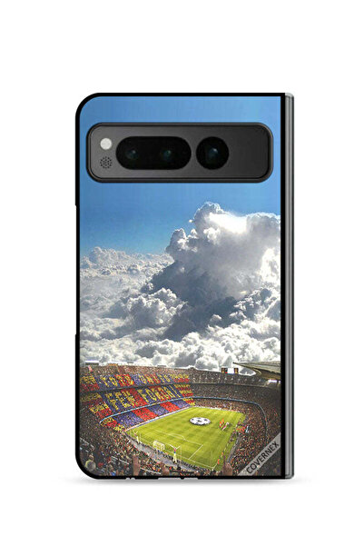 Covernex غطاء حماية لجهاز جوجل بيكسل فولد 5G بتصميم ملعب كرة قدم