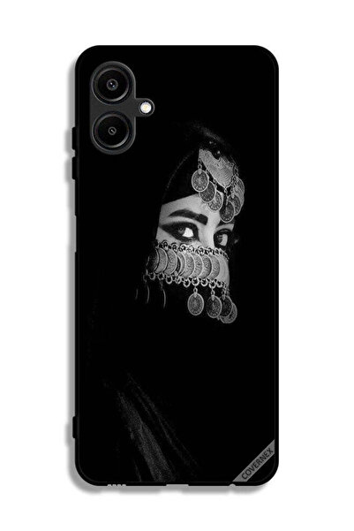 Covernex غطاء حماية لهاتف سامسونج جالاكسي A06 4G بطبعة عيون جميلة ووجه فتاة مزين بمجوهرات