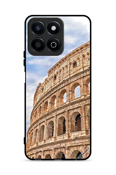 Covernex غطاء حماية لهاتف Honor Play 60 Plus 5G بتصميم مبنى عتيق