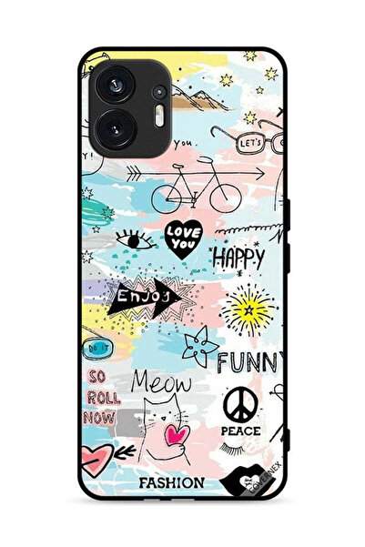 Covernex Nothing Phone (2) 5G Protective Case Cover Doodle Meow Enjoy