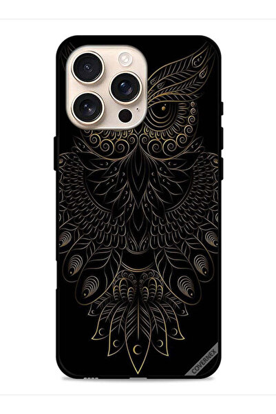 Covernex غطاء حماية لجهاز Apple iPhone 16 Pro Max بتصميم بومة زهرية عصرية