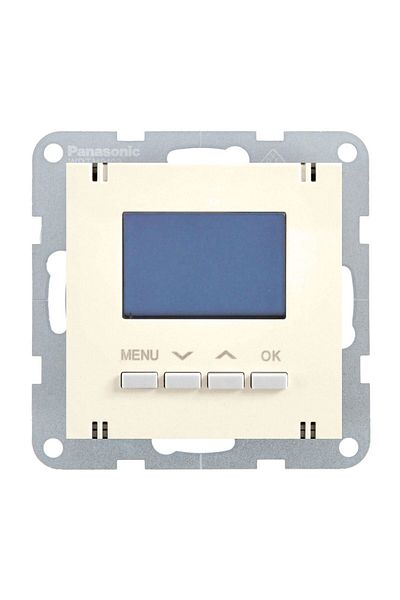 PANASONIC Digital Room Thermostat Mechanism for Heating-Cooling Karre Plus 55 Beige