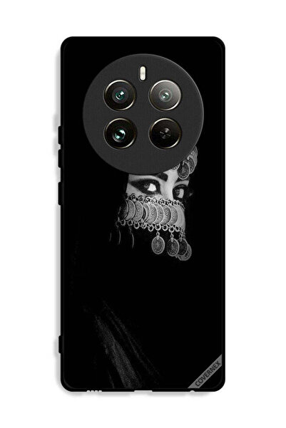 Covernex غطاء حماية لهاتف Realme 12 Pro 5G، فتاة ذات عيون جميلة ووجه مجوهرات