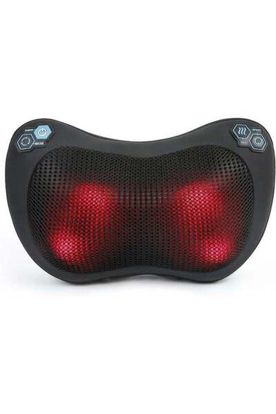 Afra وسادة تدليك - قابلة لإعادة الشحن ببطارية 2200 مللي أمبير في الساعة، مع خ...