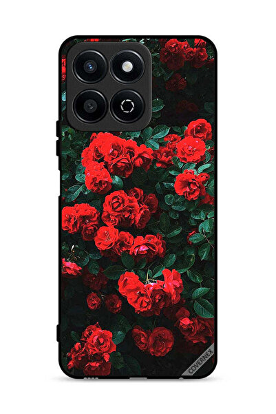 Covernex غطاء حماية لهاتف Honor Play 60 Plus 5G بطبعة حديقة الورود