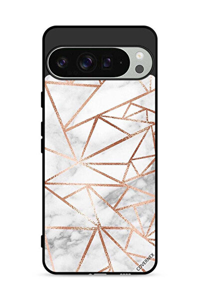 Covernex غطاء حماية لجهاز Google Pixel 9 Pro بنمط رخامي وورق جدران