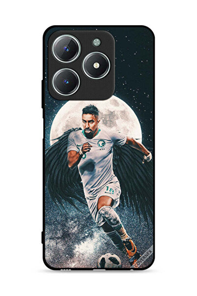 Covernex غطاء حماية لهاتف Realme C63 4G، سالم الدوسري يحمل كرة قدم
