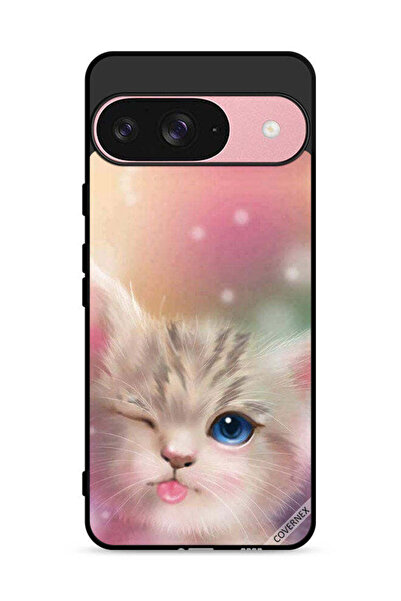 Covernex غطاء حماية لجهاز Google Pixel 9 بتصميم قطة لطيفة