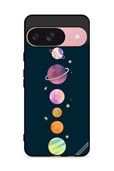 Covernex غطاء حماية لجهاز Google Pixel 9 بتصميم الكواكب في صف واحد