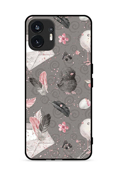 Covernex غطاء حماية لهاتف Nothing Phone (2) 5G بنقشة Feathers & Chicks