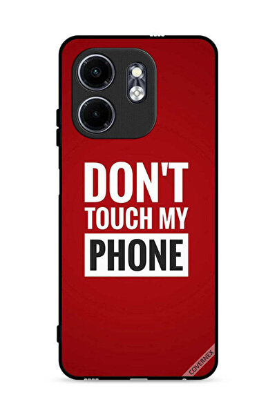 Covernex غطاء حماية لهاتف Infinix Hot 50i 4G بعبارة "لا تلمس هاتفي"